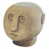 XL STONE HEAD BOLD - STATUES